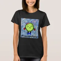 Fourth of July Firework Holiday Freedom Pickle    T-Shirt