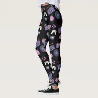 Retro 1980's Era Music Nostalgic Leggings