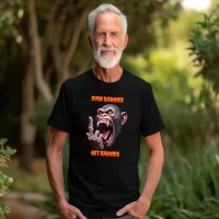 Even Baddies Get Saddies Evil Monkey  T-Shirt