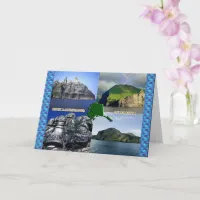 Rock Landscapes Alaska Collage Anniversary Couple Card