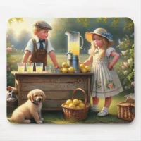Old-Fashioned Lemonade Stand Old-Fashioned Summer Mouse Pad