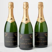 Fantasy Fairy Tale Wedding Sparkling Wine Label