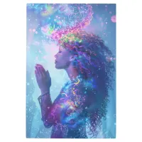 *~* Magical Woman Hands Prayer SC4 Esoteric Metal Print