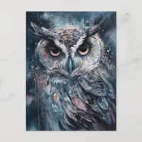 A beautiful owl postcard