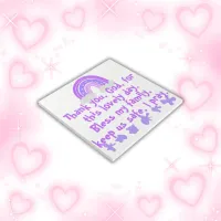 Christian Prayer for kids Purple & Pink | Gallery Wrap