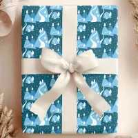 Snowy Winter Wonderland Wrapping Paper