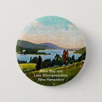 Alton Bay and Lake Winnipesaukee, New Hampshire Pinback Button