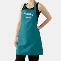 Personalized Teal Blue Apron