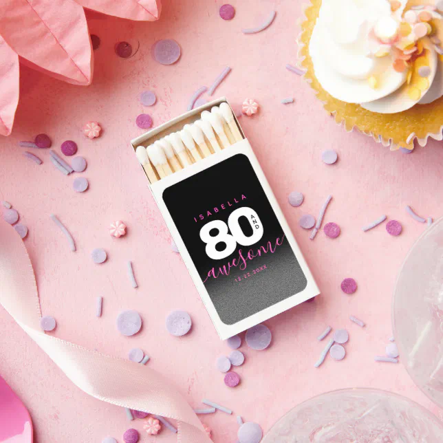 Modern Girly Pink 80 and Awesome Matchboxes