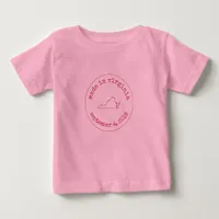 Editable Made in Virginia Stamp of Approval Baby T-Shirt