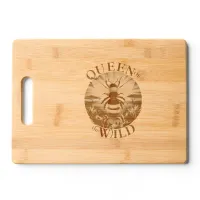 The Queen of the Wild Logo Cutting Board