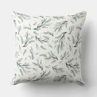 Pine Bough Pattern Throw Pillow - Large