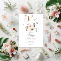 Tropical Maui - Hawaii Destination Wedding Invitation