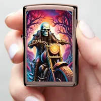 Riding through the interweaving branches zippo lighter