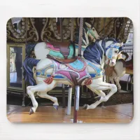 Vintage Carousel Horse galloping II Mouse Pad