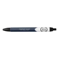 Sleek Navy Blue Custom Logo Branded Promotional Pen