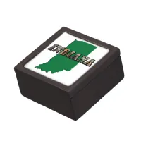 State Map and Picture Text Jewelry Box