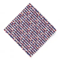 Yacht and Boat Owner Nautical Lifebelts Striped Bandana