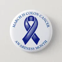 March is Colorectal Awareness Month Button