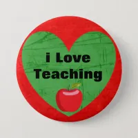 I Love Teaching Button