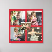 Family Photos Personalized  Canvas Print