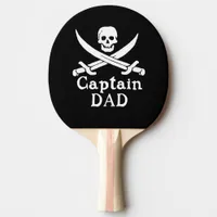 Captain Dad - Classic Ping-Pong Paddle