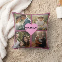 Family Generation Throw Pillow