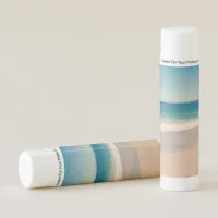 Aqua Teal Beach Photo Lip Balm