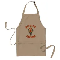 Funny Who's Your Craw Daddy? Adult Apron