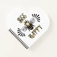 Bee Happy | Vintage Colors Honey Bee Notebook