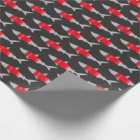 Christmas Sharks in Ugly Festive Jumpers Wrapping Paper