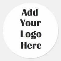 Add Your Logo Personalize Business Logo Stickers