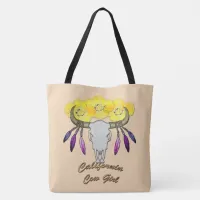 California Boho Cowgirl Tote Bag