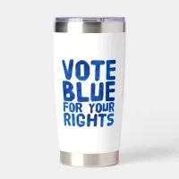 Vote Blue Water Bottle Insulated Tumbler