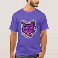 The Cosmos Sparkle Winking Cat T-Shirt