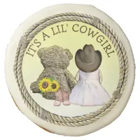 It's a Lil' Cowgirl Baby Shower    Sugar Cookie