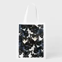 Tuxedo Cat Madness Reusable Grocery Bag