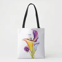 Calla Lillies Tote Bag