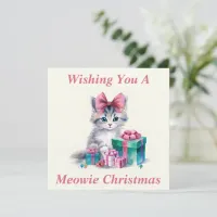 Kitty Christmas Card