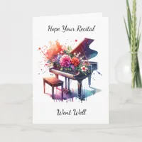 Piano Recital | Sorry I couldn't be there Card