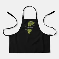 Personalized Kids Name Dinosaur Boys Apron