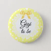Gigi To Be Yellow Polka Dot Shower Button