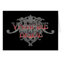 Vampire Bride Card