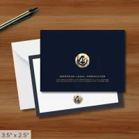 Professional Blue and Gold Law Office Essentials