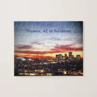 Phoenix, AZ at Sundown Jigsaw Puzzle