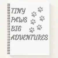 Tiny PawsSpiral Notebook