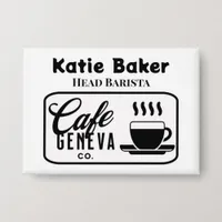 Personalized Business Name Tag Button