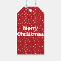 Christmas Trees and Snowflakes Gift Tag