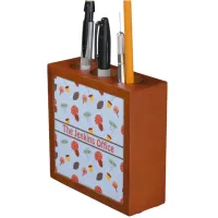 Personalized Autumn Desk Organizer