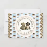 Lil' Cowboy boy Country and Western Baby Shower Invitation